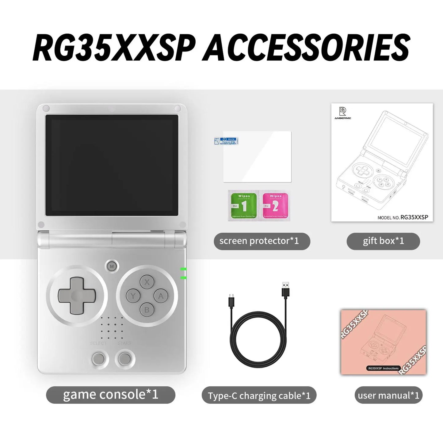 Flip Handheld 3.5 Inch Gaming Console